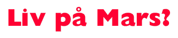 Liv på Mars