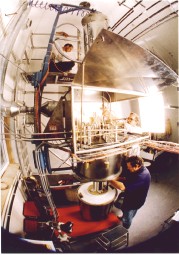 Forsøgsanlæg med brændselsceller ved Forskningscenter Risø.