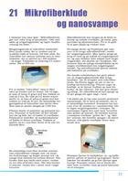 side 23: 21 - Mikrofiberklude og nanosvampe