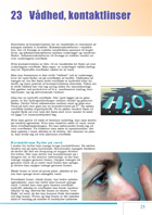 Side 25: 23 - Vådhed, kontaktlinser