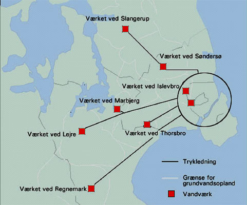 Vandværker i og omrkring København