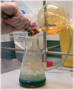 Øjebliksstemning i et laboratorium